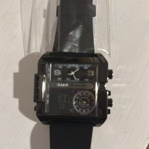 Black SKMEI Digital Analog Watch